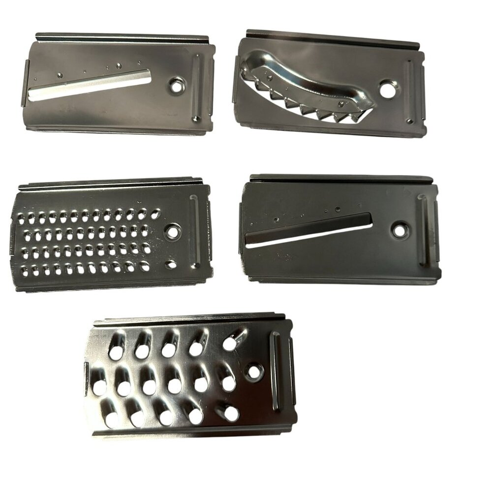 Magiccos FP406 Premium Aluminum Die Cast Food Processor 5 Blade Set Replacement